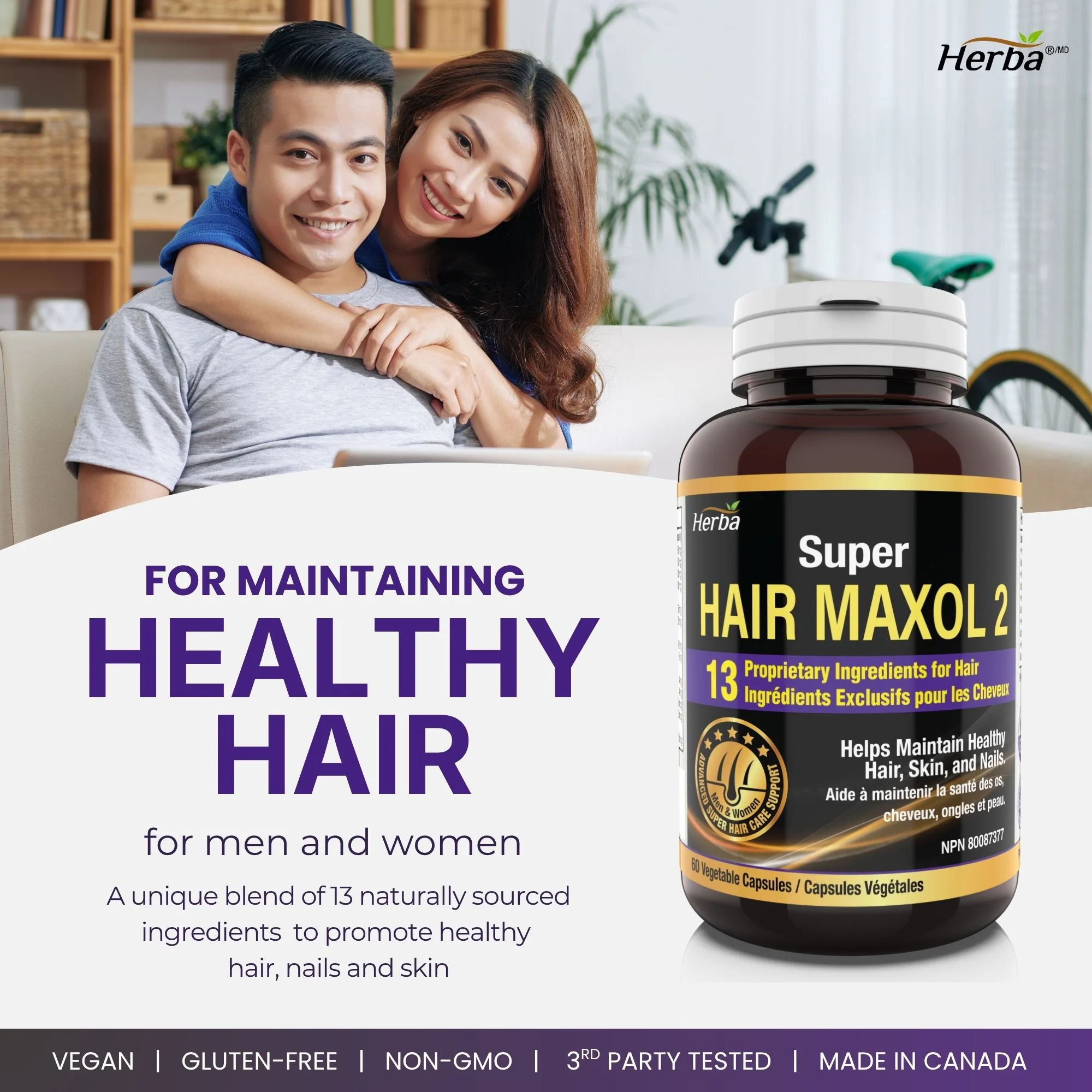 Hair Maxol 2 Hair Growth Vitamins with Biotin for Hair Growth for Men and Women - Image 7