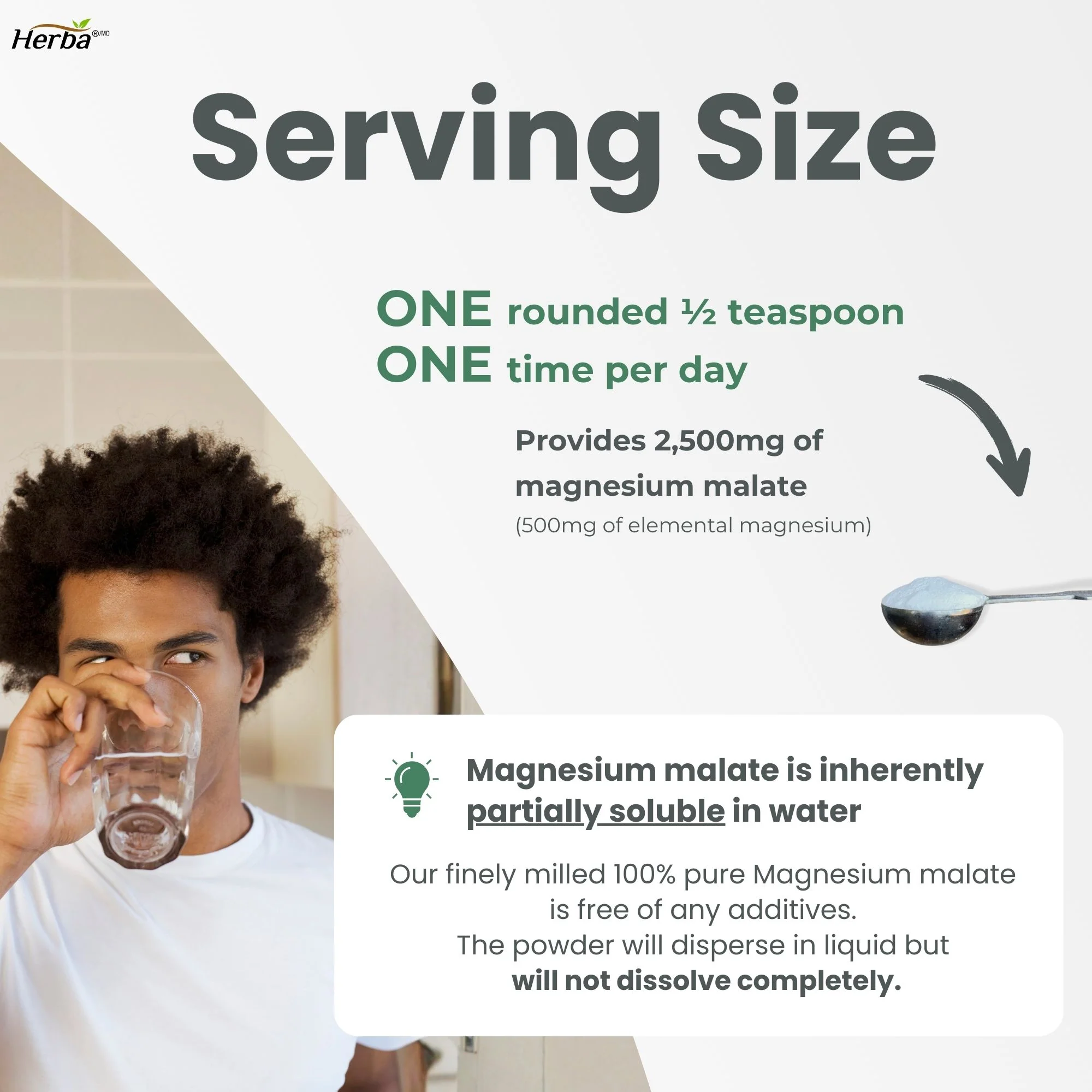 Magnesium Malate Powder 300g – 120 Servings | 4 Month Supply | 100% Pure Unflavoured Magnesium Malate | Made in Canada - Image 5