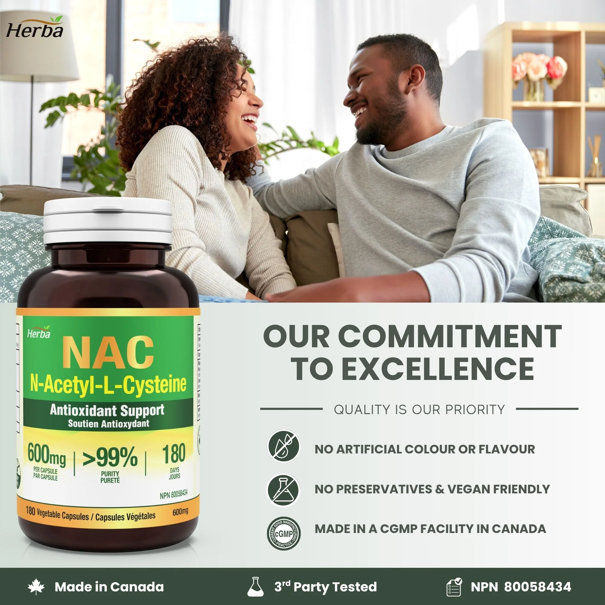 NAC Supplement 600 mg - 180 Capsules | N-Acetyl-L-Cysteine - Image 8