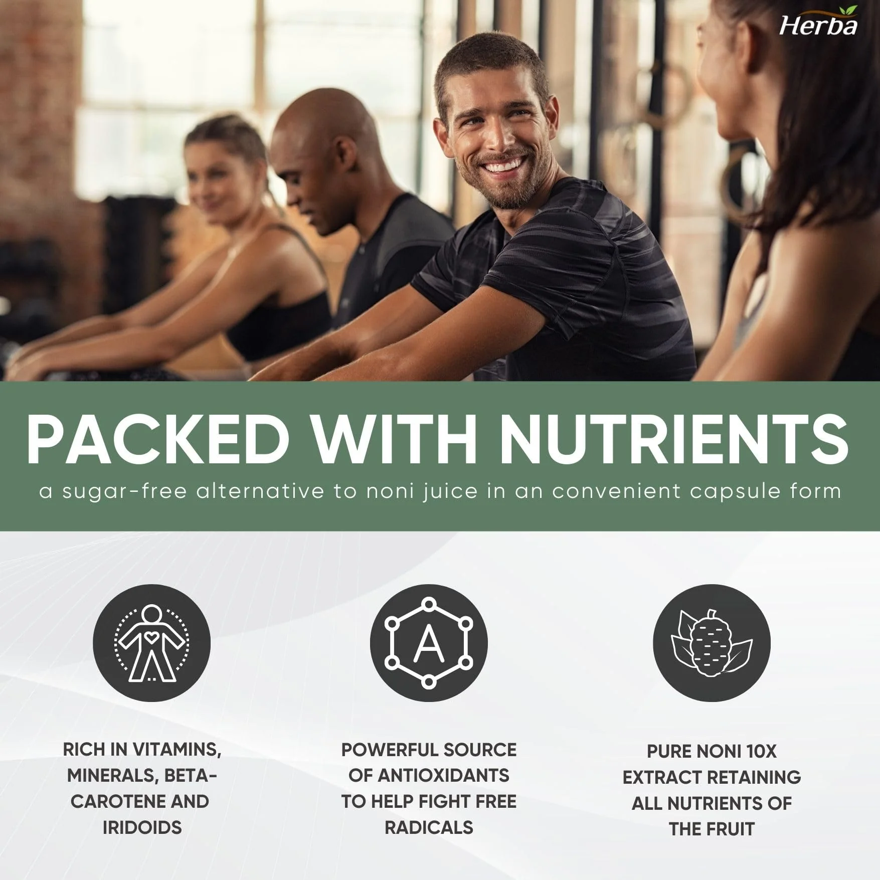 Natural Noni Capsules 10X - 120 Vegan Capsules | 10,000mg Per Day | 10:1 Concentration - Image 3