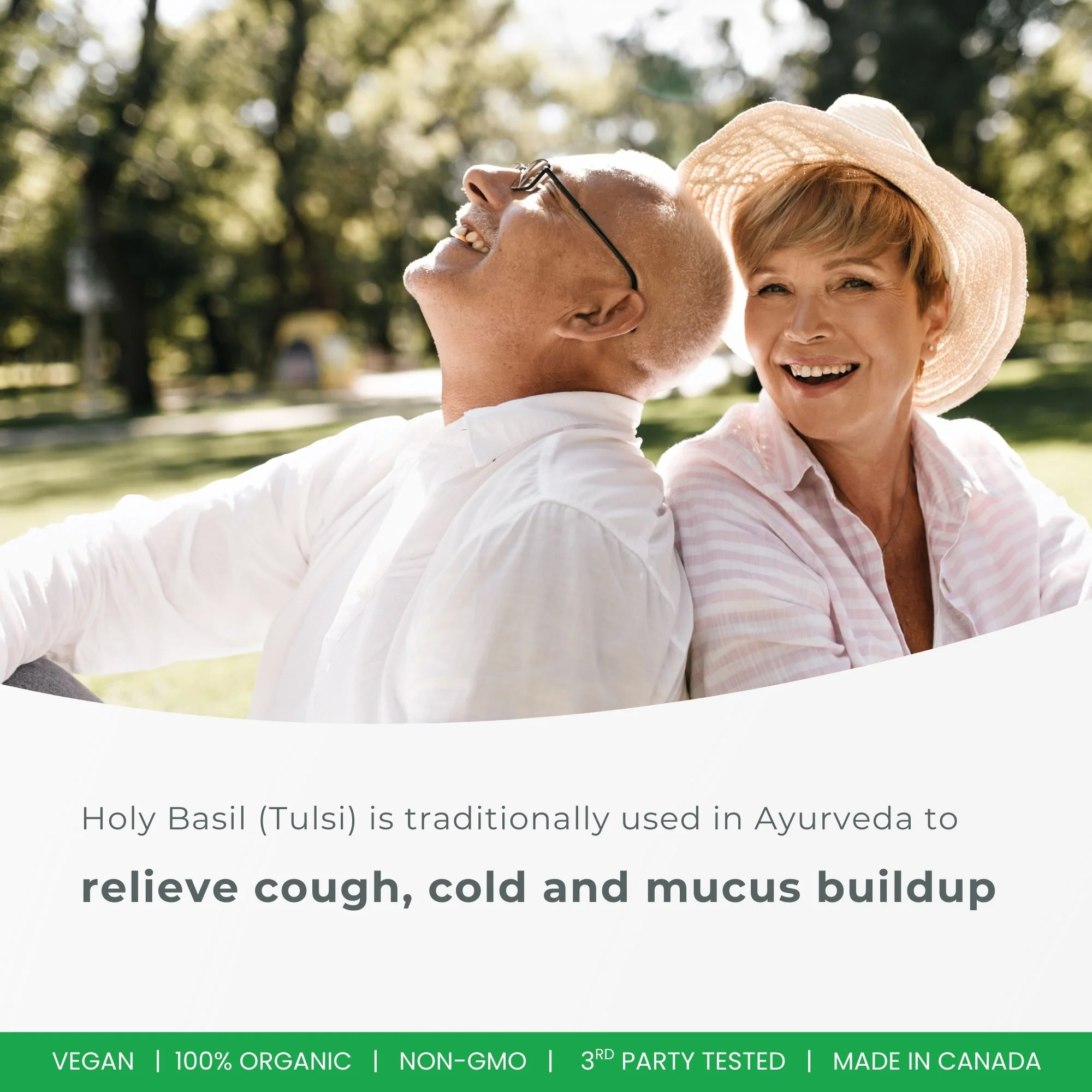 Organic Holy Basil Capsules – 350mg | 120 Vegetable Capsules - Image 4