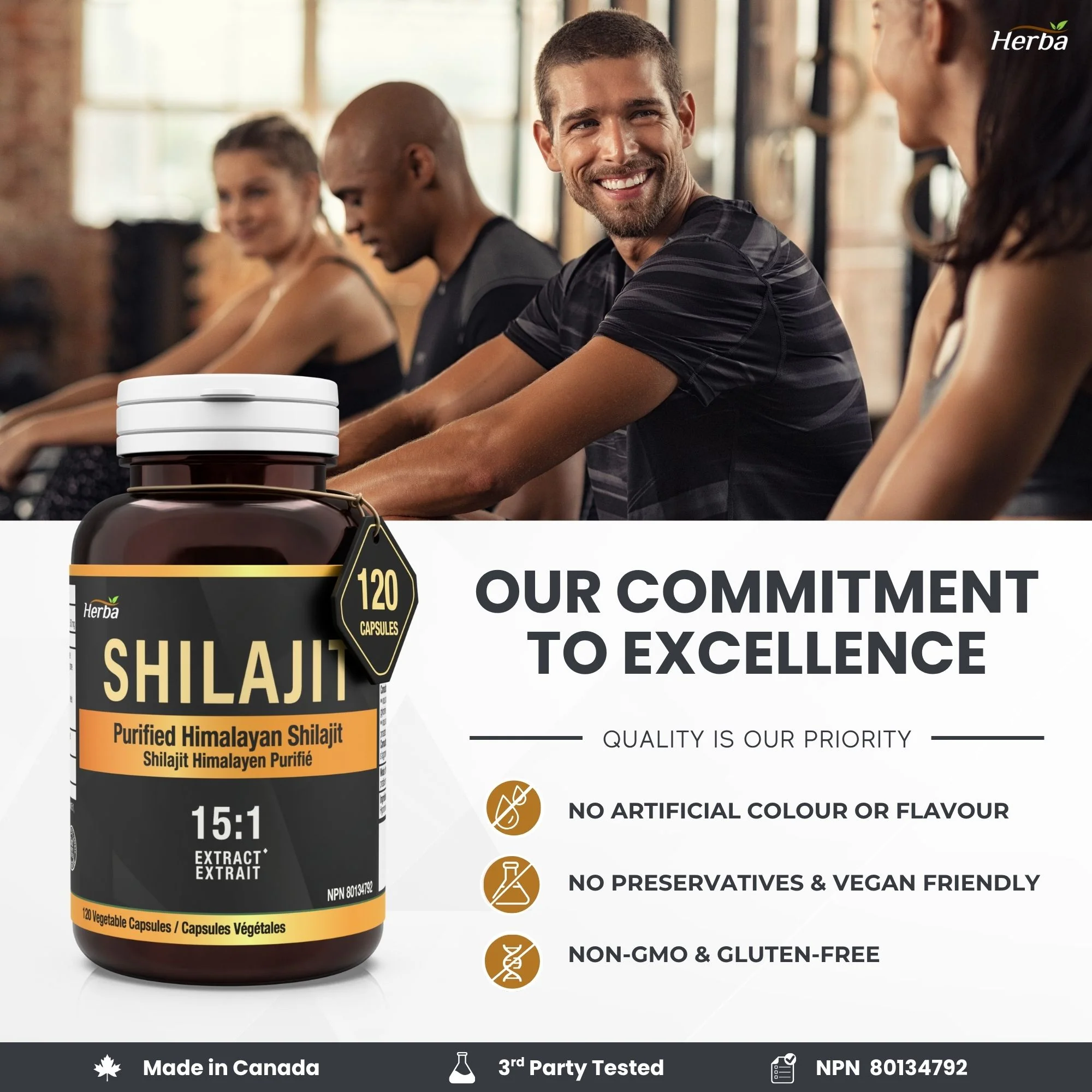 Himalayan Shilajit for Women & Men – 120 Capsules | 1000mg Per Serving (500mg Each) | 15:1 Extract | Fulvic Acid Supplement | Made in Canada - Image 6